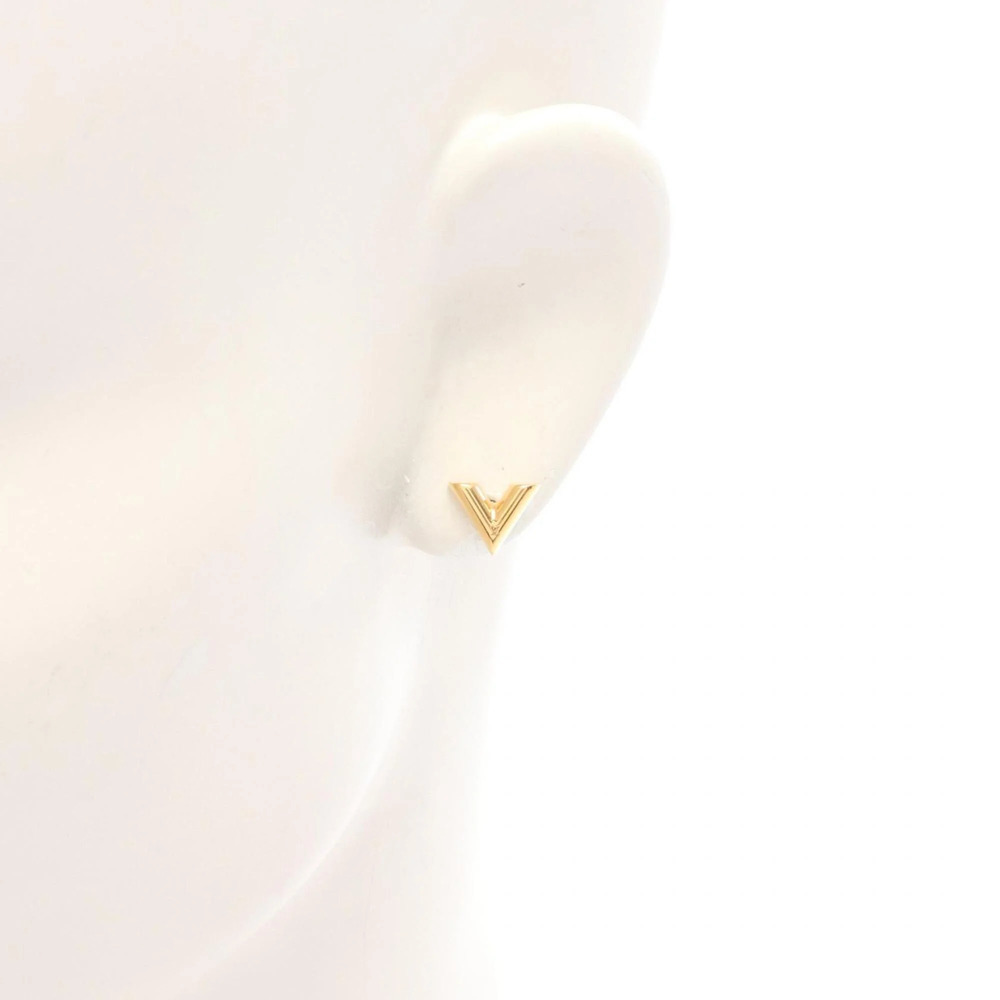 LOUIS VUITTON Gold Earrings - Picture 4 of 4